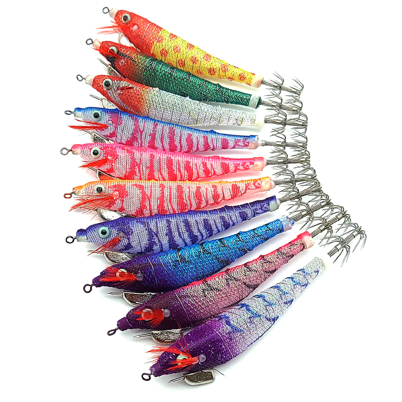 백경조침 SG-523 미니 스퀴드 히어로 야광 UV 삼봉에기 05, 9.6cm - 상세 이미지 4