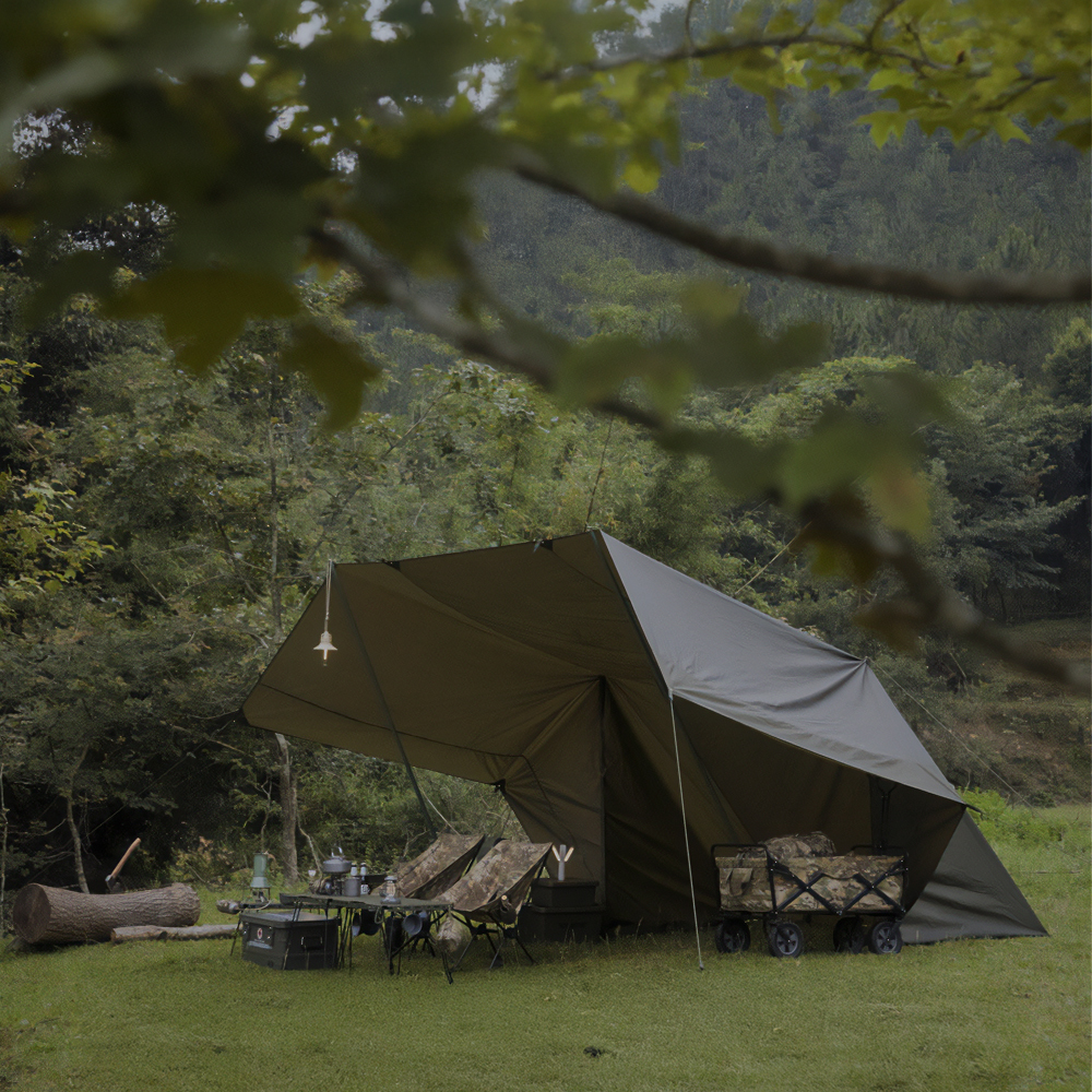 타프 쉘터 대형 천 텐트 후라이 프론트 월 사이드 어닝