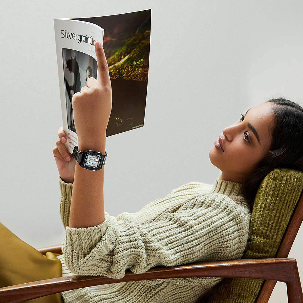 타이맥스 Q TIMEX LCA 레트로 디지털 쿼츠시계 35mm TW2W45000