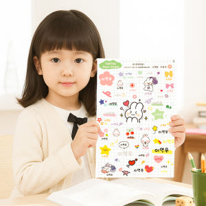 톡톡그린 네임스티커 타투 방수 UV DTF 이름 어린이집 투명 이름표 유... 실사용 후기 | 효과 있을까? - 상품 이미지 2