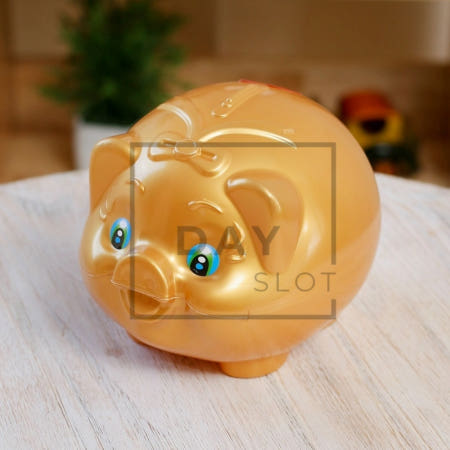 [트렌디프레소협력사]데이슬롯 황금 돼지저금통 대2호 어린이저금통 저금함