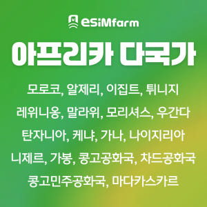 아프리카 이심 가나 남아프리카공화국 이집트 튀니지 알제리 모로코 eSIM... 솔직 후기 | 실사용자 리뷰 분석 - 상품 이미지 2