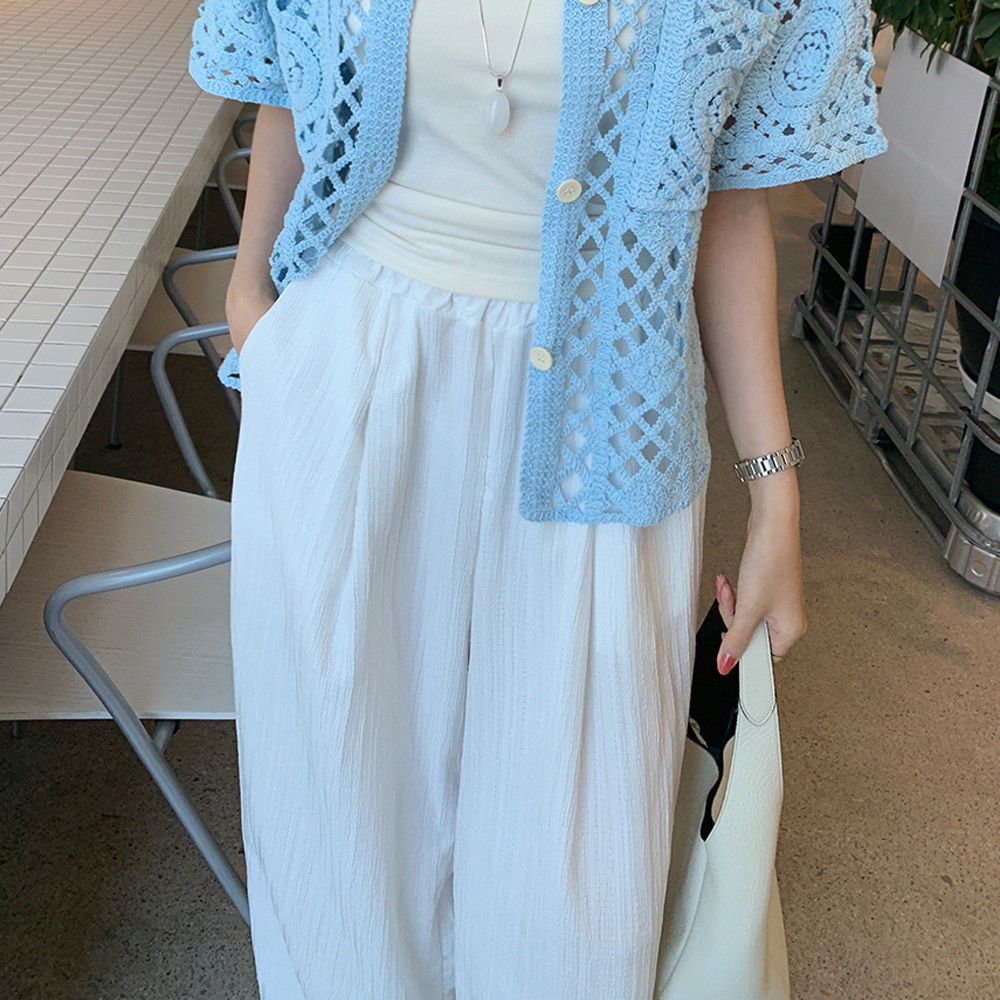 바하마 와이드 밴딩 팬츠 - 상세 이미지 3