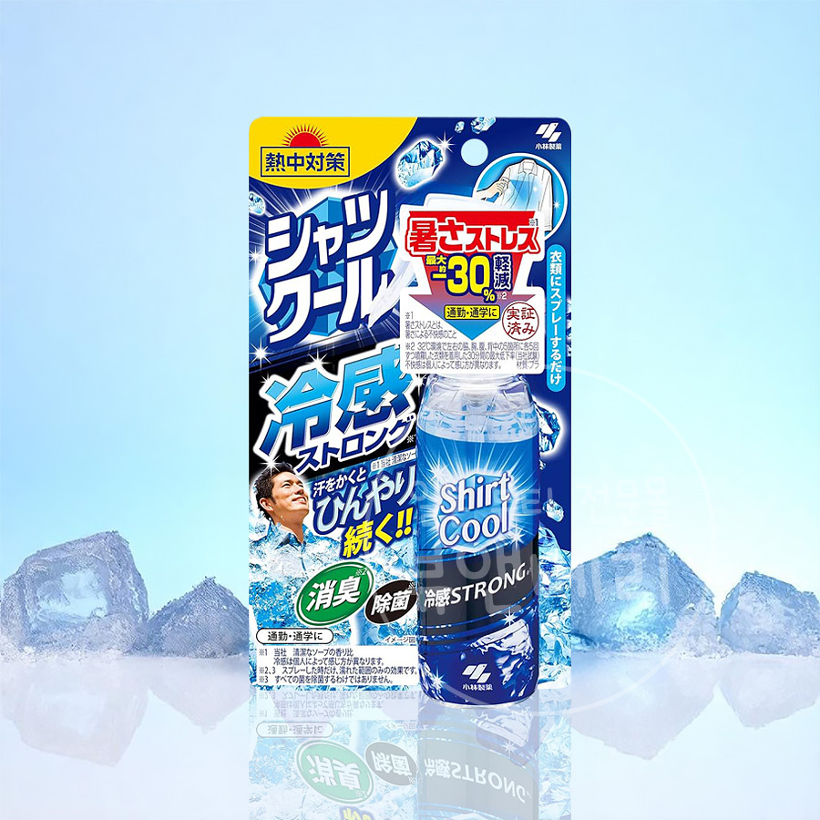일본 고바야시 쿨링 스프레이 셔츠 쿨 냉감 스트롱, 100ml, 1개 - 상품 이미지