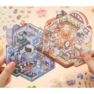 3D 방꾸미기 스티커 씬 곰인형공장 실사용 후기 | 효과 있을까? - 상품 이미지 2