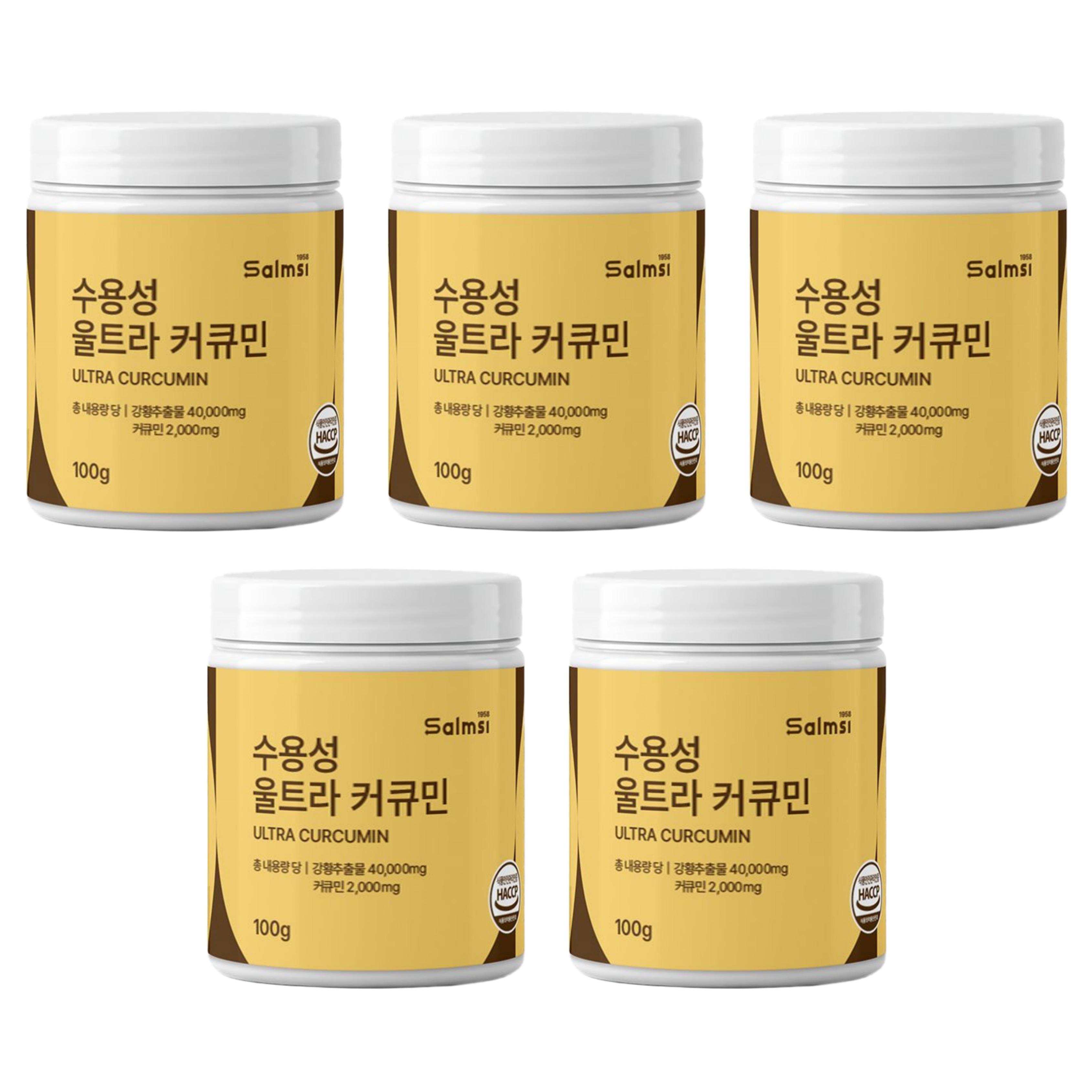 수용성 울트라 커큐민 강황 치커리 식이섬유 100g 인도산 x 5개 - 상품 이미지