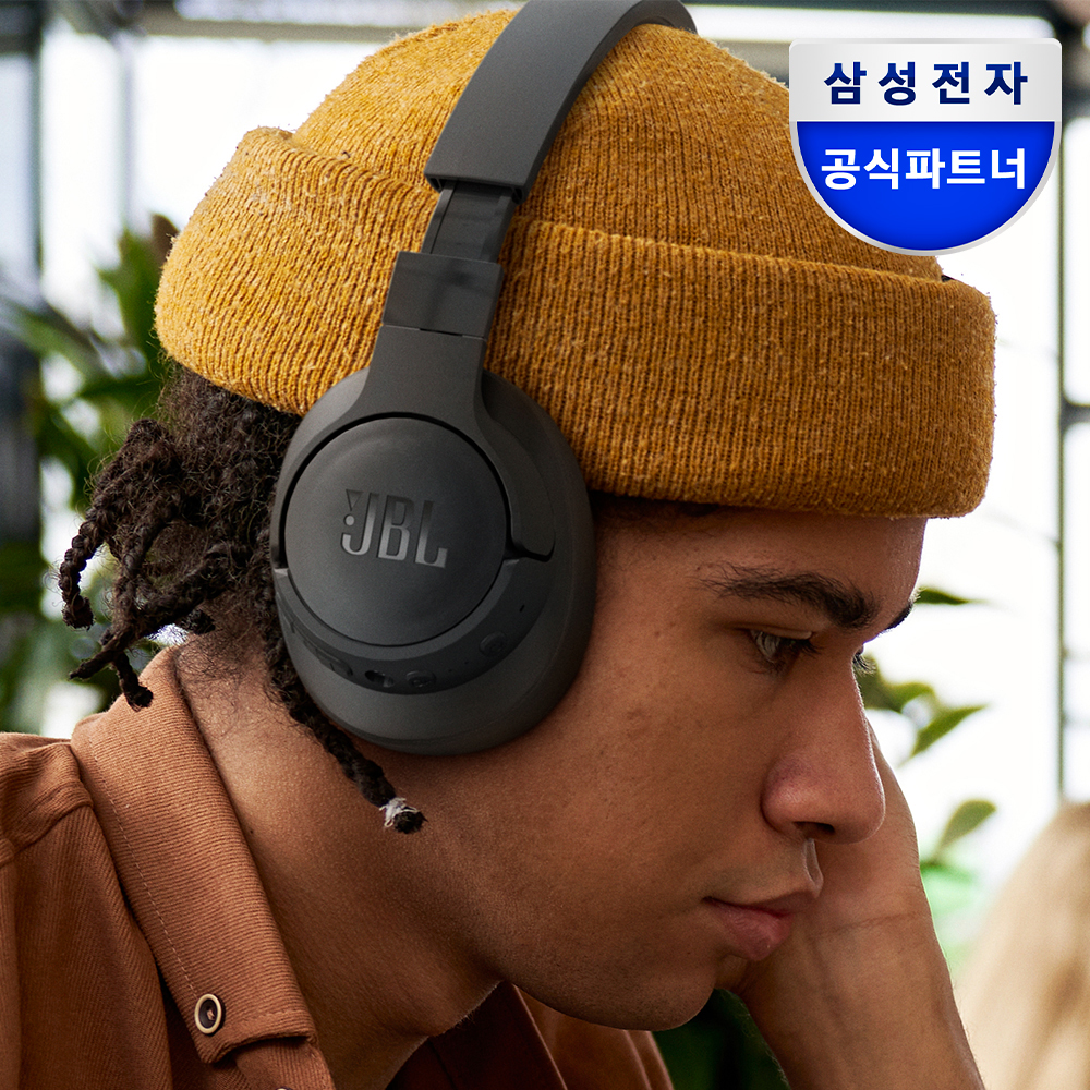 삼성전자 JBL T770NC 노이즈캔슬링 블루투스 헤드셋 무선 헤드폰 블랙