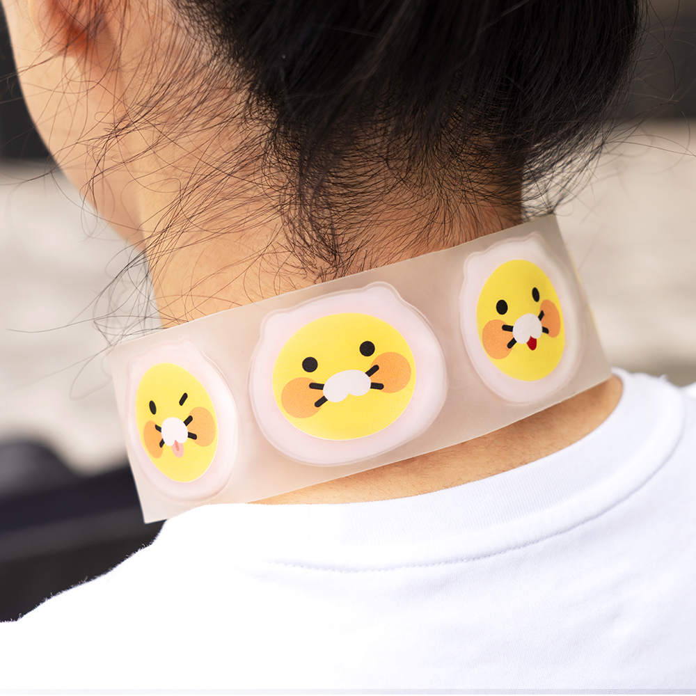 [N배송]카카오프렌즈 아이스 와이드 넥쿨러 쿨링 넥밴드 (베이직테마) - 상품 이미지