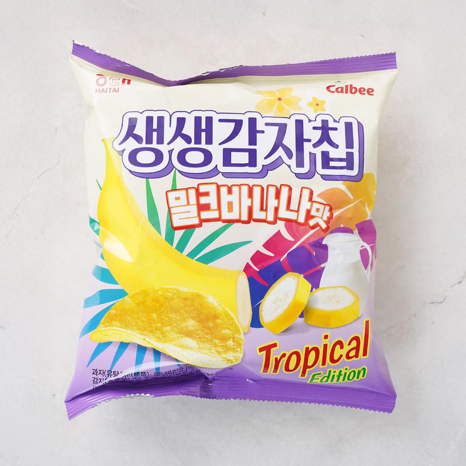 메가마트 해태 생생감자칩 밀크바나나맛 85g - 메인 이미지
