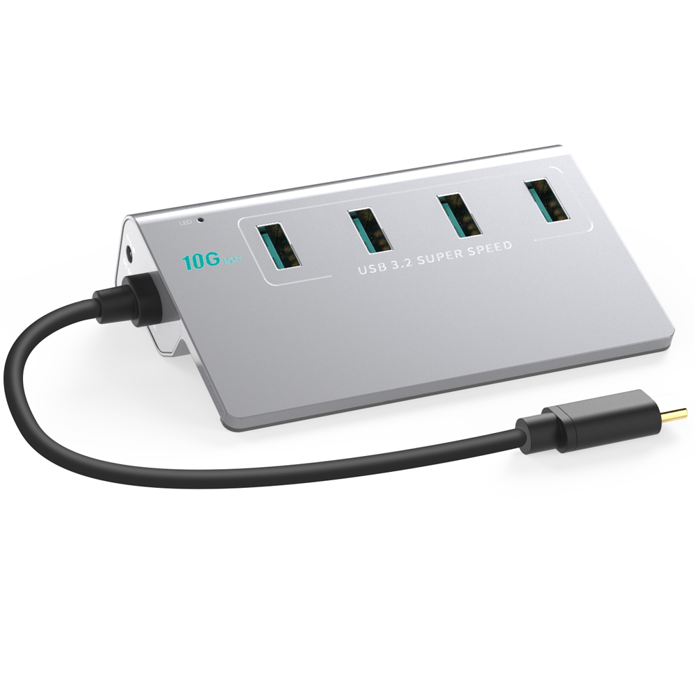 넥스트유 4포트 C타입 스탠드형 USB허브 고속충전 빠른전송 영상작업 USB 3.2 - 상세 이미지 2