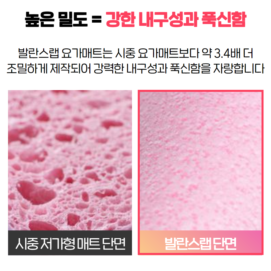 [와이드형] 요가매트 NBR 20mm 두꺼운 운동매트 - 상세 이미지 2