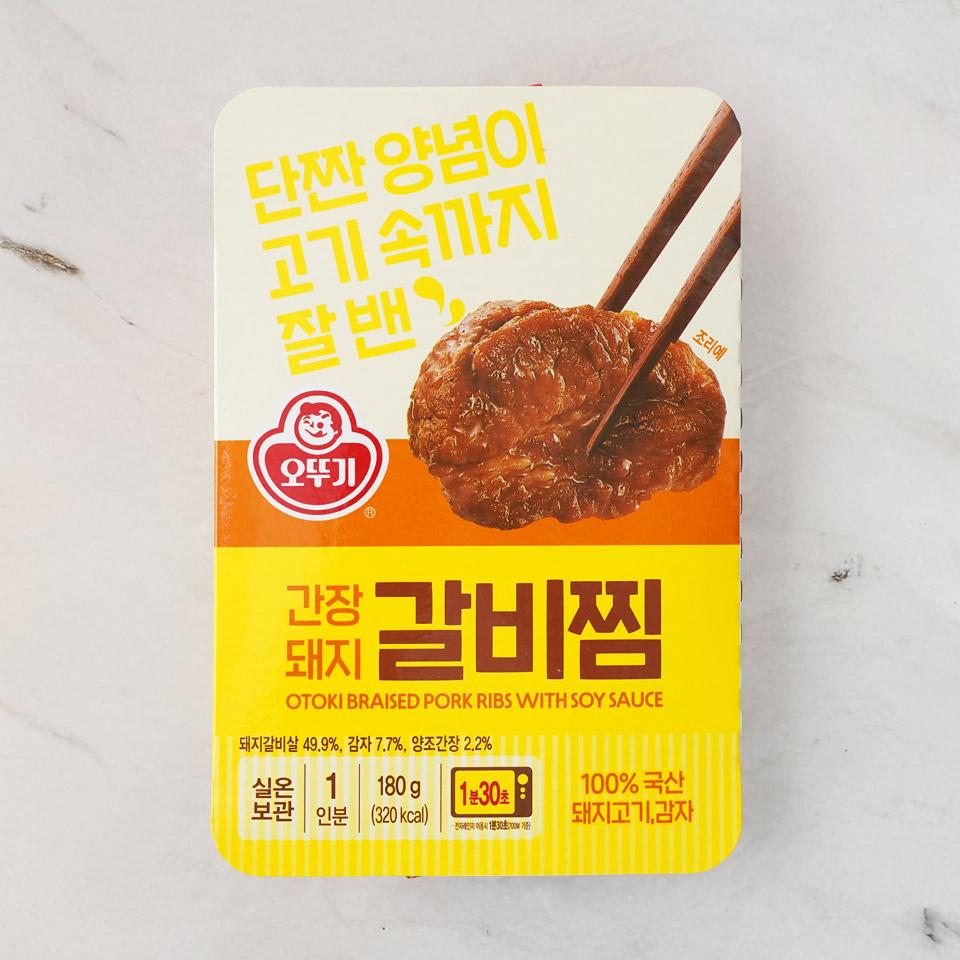 메가마트 오뚜기 간장돼지갈비찜 180g