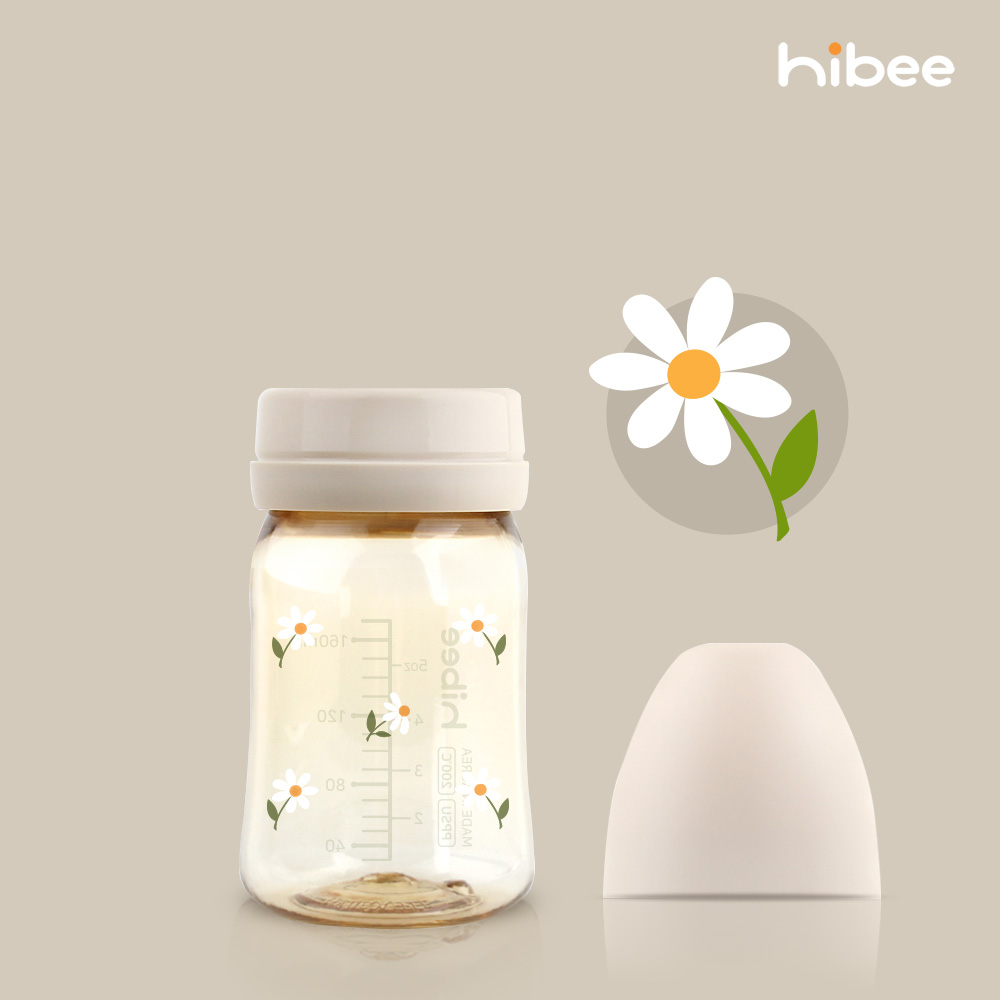 하이비 PPSU 에잇벤트 배앓이방지 젖병 170ml 노꼭지 봄에디션 데이지 - 상품 이미지