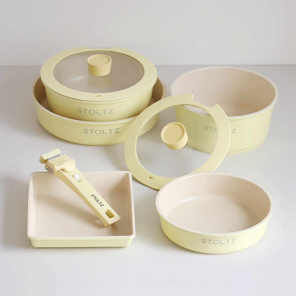 STOLTZ 슈톨츠 머랭 IH 멀티 쿡웨어 8P세트(멀티핸들포함) 인덕션 냄비 프라이팬 세트