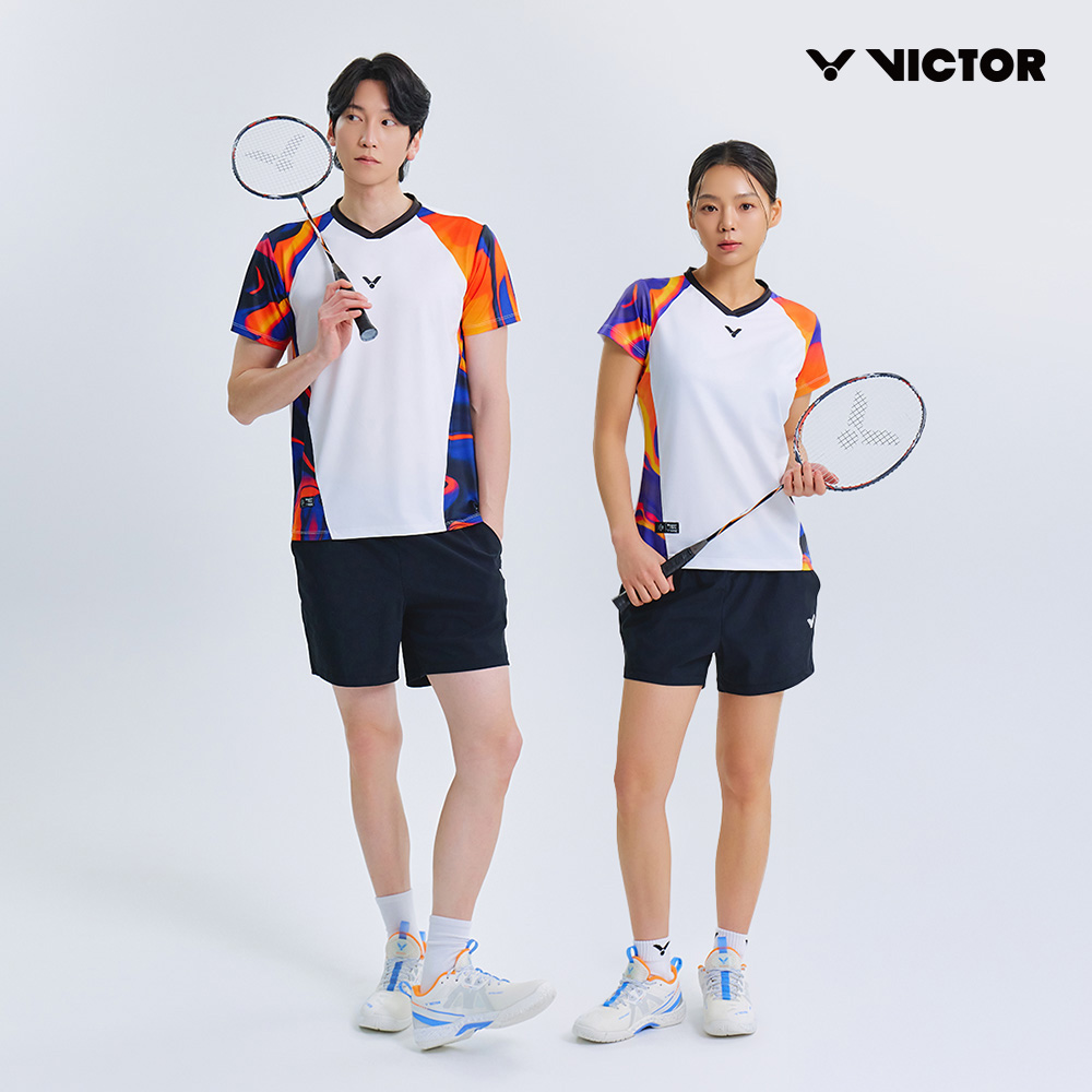 빅터 VICTOR 아울렛 Dynamic Ace 반팔 티셔츠 여성용 25AGW002F 배드민턴 탁구 스쿼시 스포츠웨어 - 상세 이미지 4