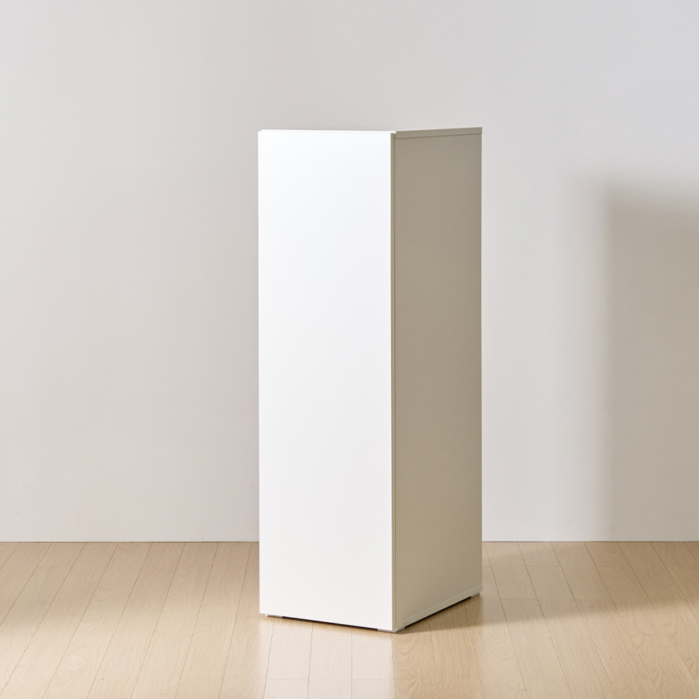 [와이드형] 조아 수납장 (더 높은/일반형 400) 화이트 모듈 다용도 거실 베란다