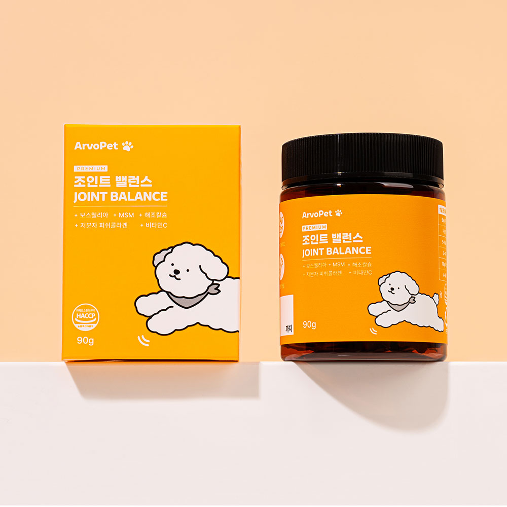 아르보펫 강아지 관절 영양제 프리미엄 조인트 밸런스 70개입 관절건강, 90g, 1개 - 상품 이미지