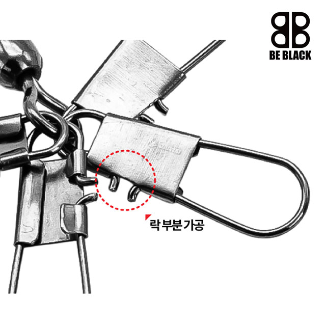 비블랙 문어 낚시 부채도래 타코 도래 벌크 인터락 도래 채비 - 상세 이미지 5