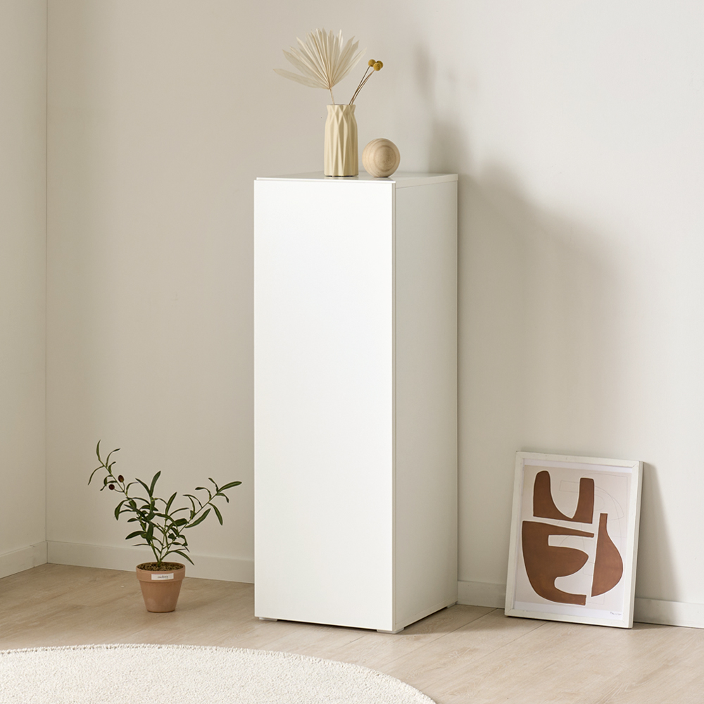 [기본형] 조아 수납장 (더 높은/일반형 400) 화이트 모듈 다용도 거실 베란다