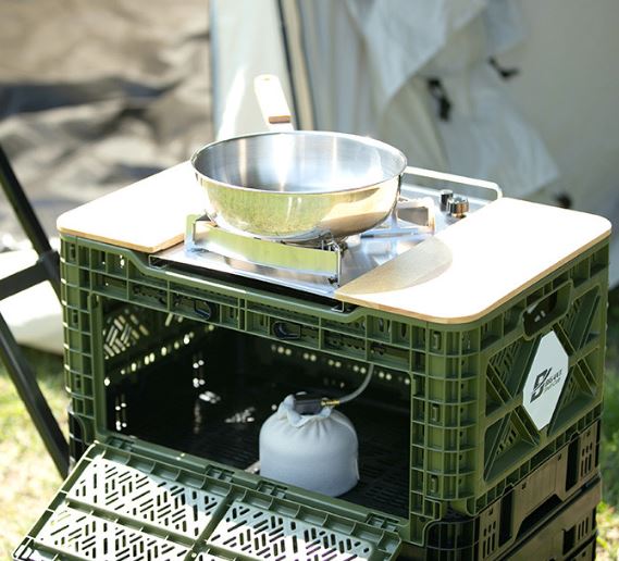 빅앤트 상판 양쪽 플레이트 48리터 IGT 폴딩박스 플랫 버너 원버너 호환 - 상세 이미지 5