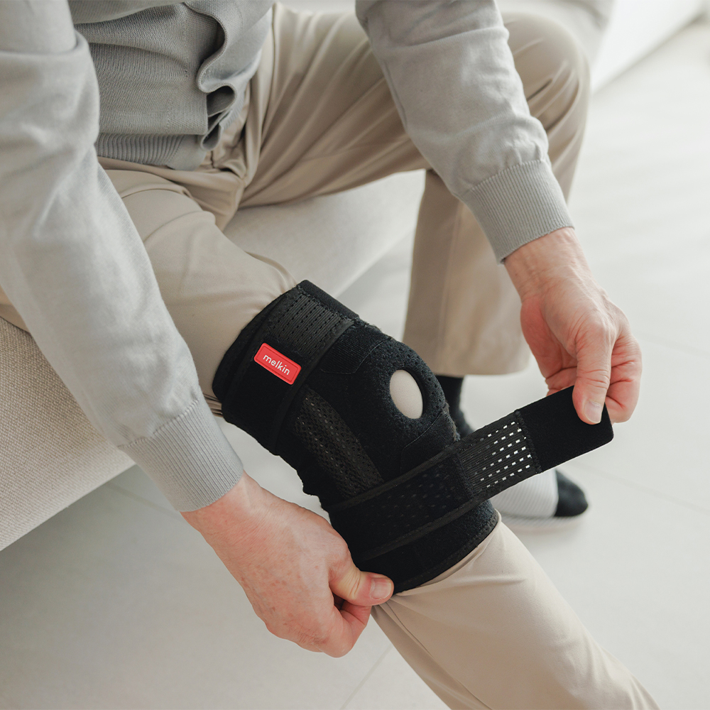 멜킨 무릎보호대 멜케어 아머드 닥터 의료용 러닝 슬개골 관절 연골 등산 ... 운동러 솔직 후기 | 실사용 리뷰 - 대표 이미지