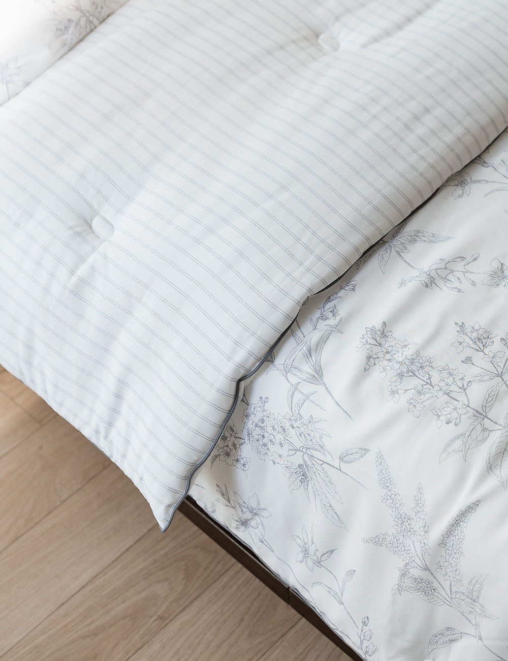 레노마 홈 클로리모달 차렵이불 잔잔한 꽃무늬 모달 차렵이불