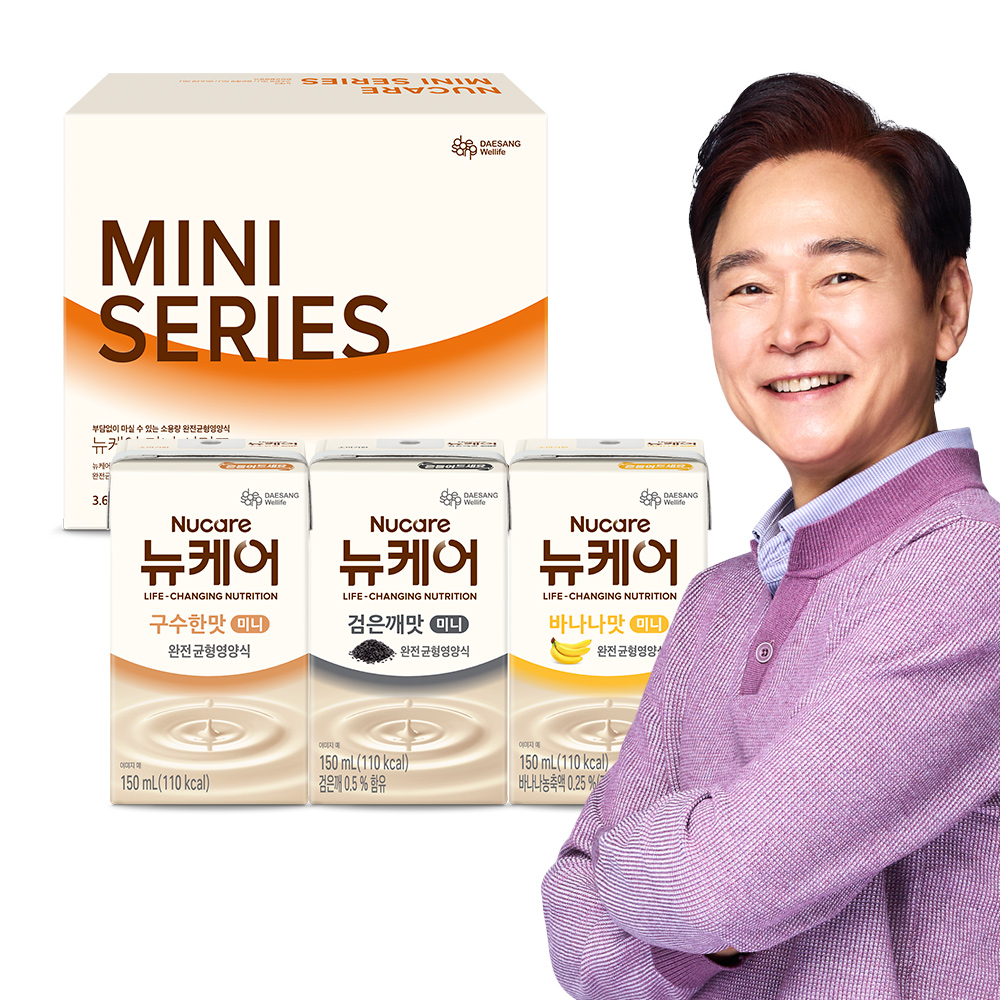 뉴케어 미니시리즈(구수한맛 +검은깨 +바나나) 150ml, 24개 제품 이미지