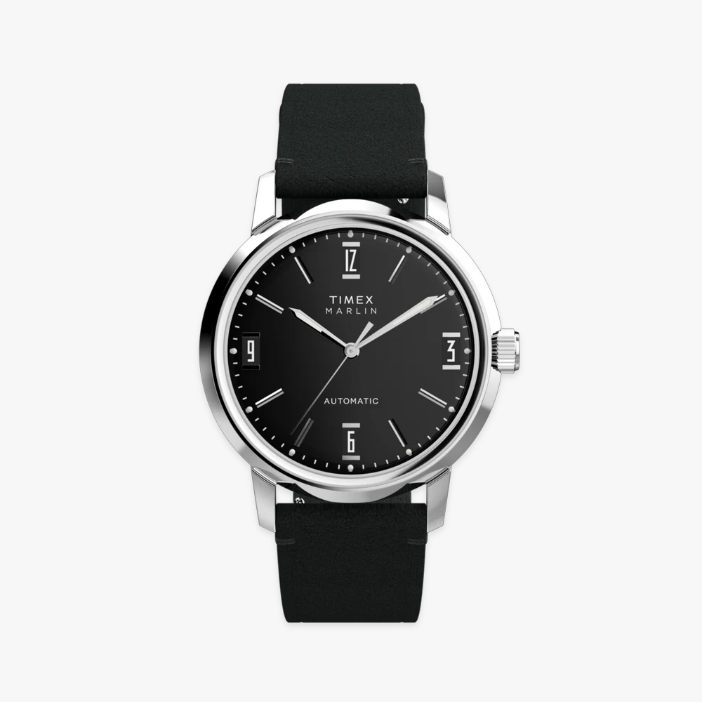 타이맥스 멀린 오토매틱 가죽스트랩 남성시계 40mm TW2W59700