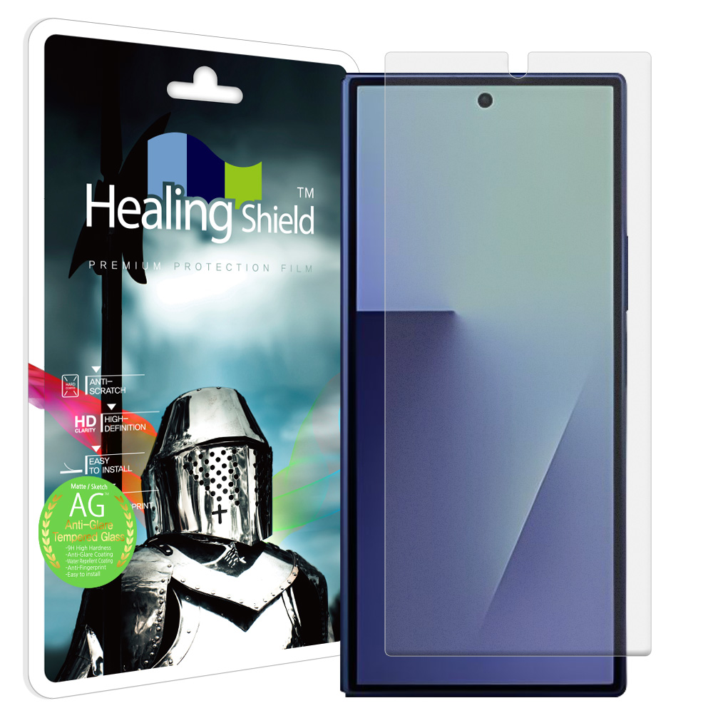 갤럭시시리즈 저반사 강화유리 필름 갤럭시 Z폴드7, 1매입