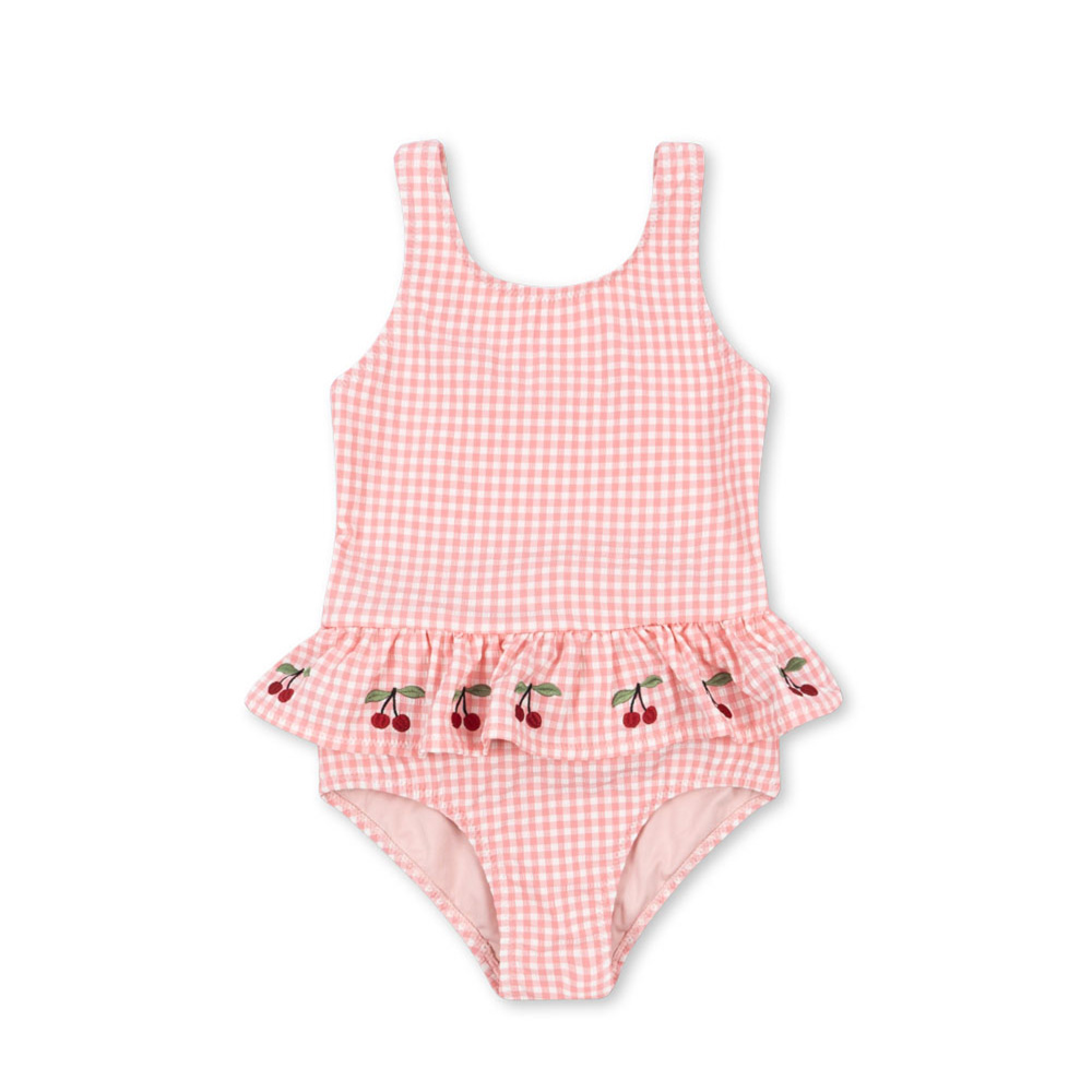 콩제슬래드 키즈 체리 솔린 스윔 수트 수영복 KS102494 GERANIUM PINK - 메인 이미지