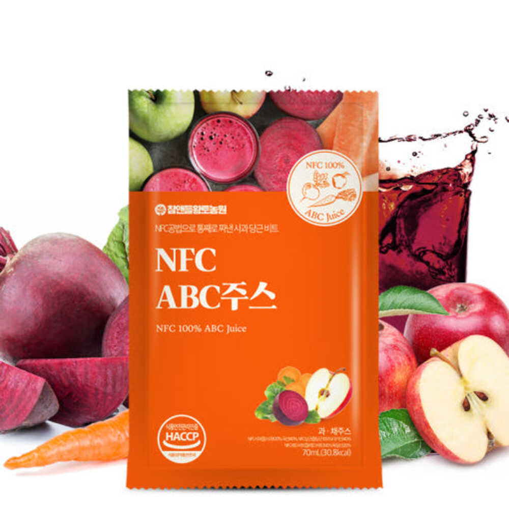 NFC ABC주스 나이트 클렌즈 샷 배출 클린 갈아만든 쥬스 70ml 30포, 1개 - 상세 이미지 2