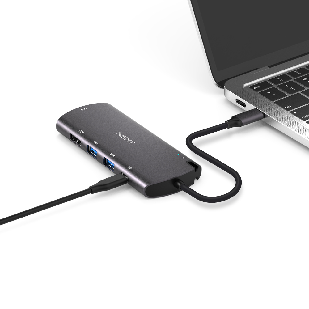 넥스트유 6in1 다기능 M.2 외장 SSD 케이스 멀티허브 M2287TCH - 상세 이미지 3