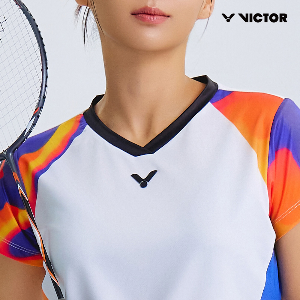 빅터 VICTOR 아울렛 Dynamic Ace 반팔 티셔츠 여성용 25AGW002F 배드민턴 탁구 스쿼시 스포츠웨어 - 상세 이미지 5