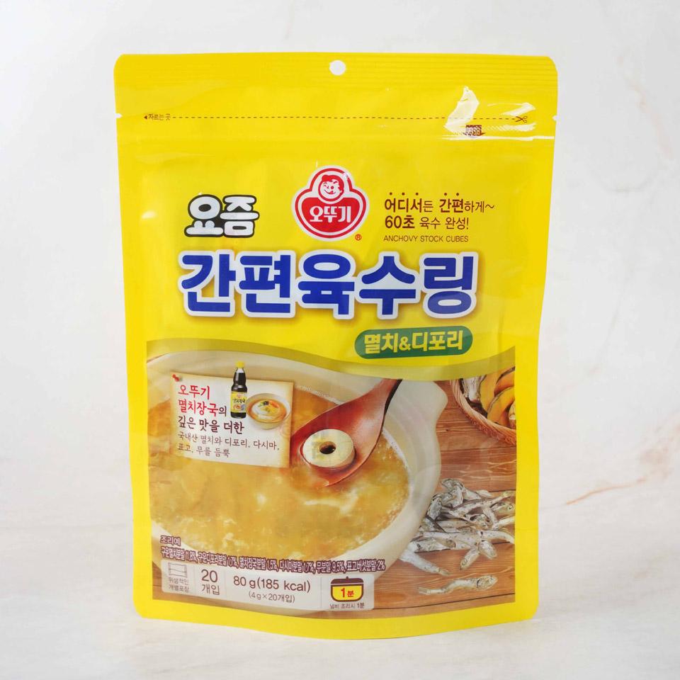 메가마트 오뚜기 요즘 간편육수링 멸치 디포리 80G - 메인 이미지