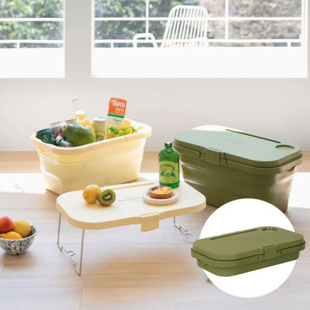 라이프썸 폴딩 테이블 바스켓 (LFS-TS01) 2종 택1