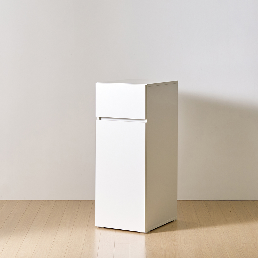 [와이드형] 조아 수납장 (높은/서랍형 400) 화이트 모듈 다용도 거실 베란다