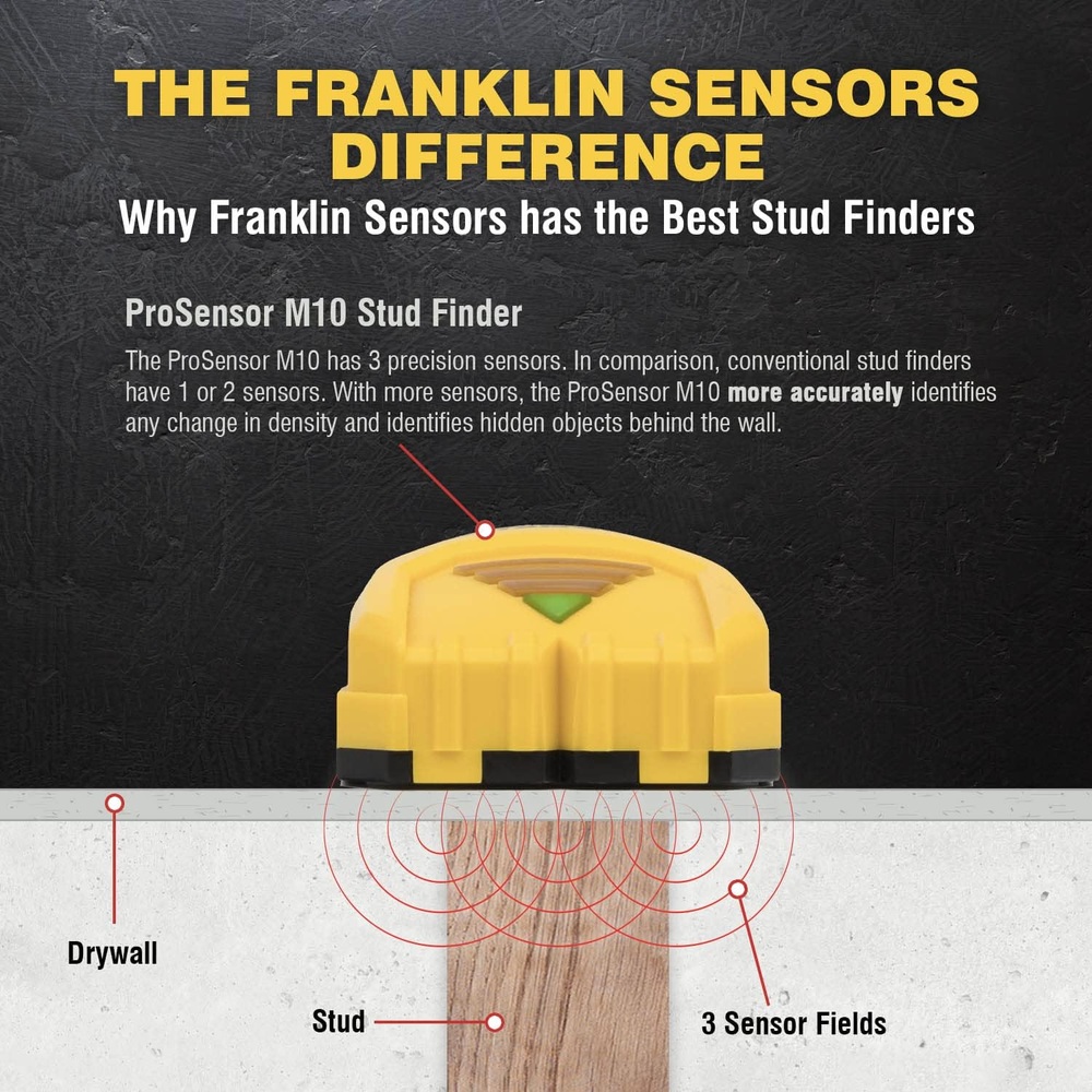 Franklin Sensors 프랭클린 M10 스터드 탐지기 3센서 - 상세 이미지 4