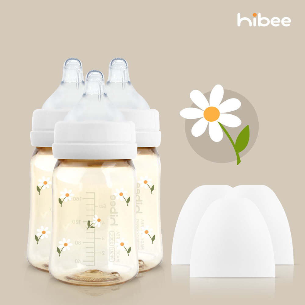 하이비 PPSU 에잇벤트 배앓이방지 젖병 170ml 트리플팩 봄에디션 데이지 - 상세 이미지 2