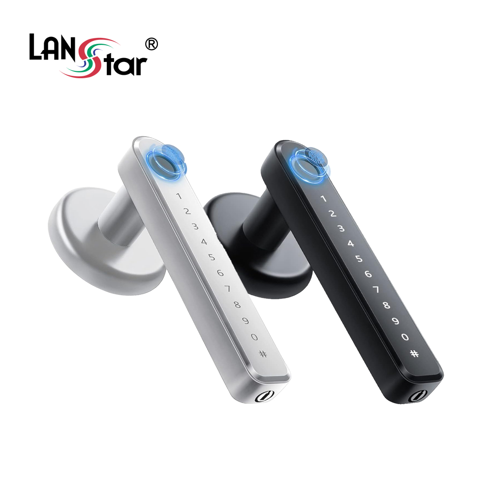 번호키 도어락 지문인식 디지털 방문 손잡이 문고리 도어록 잠금장치 LS-ANDOOR-B