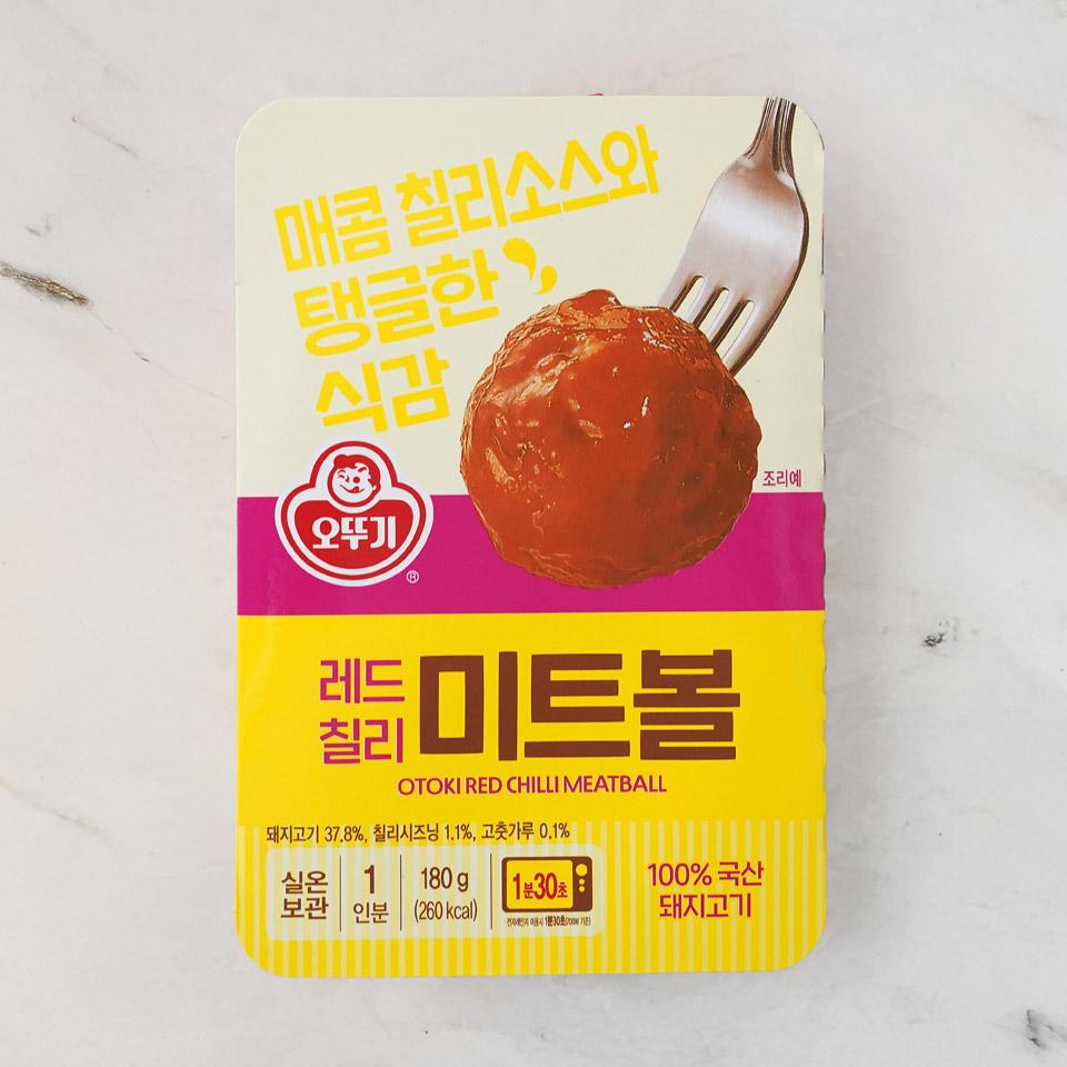 메가마트 오뚜기 레드칠리 미트볼 180g - 메인 이미지