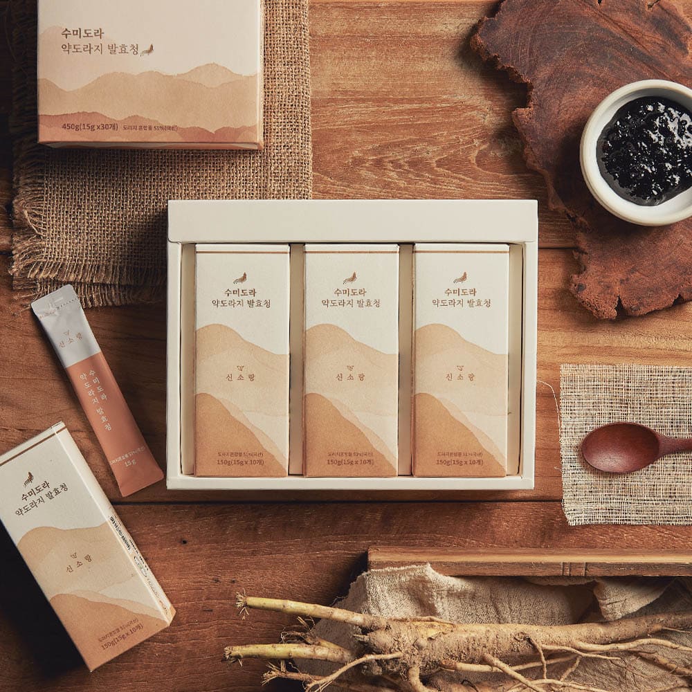수미도라 선물세트 15g X 30개 약도라지청 도라지 청 도라지청스틱 진액 고