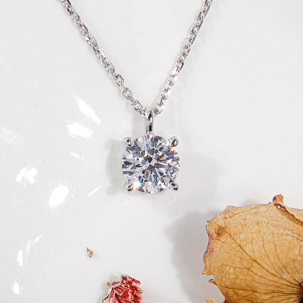 3캐럿 다이아 목걸이 IGI 랩 클래식 4프롱 결혼 기념일 프러포즈 아내 엄마 명품