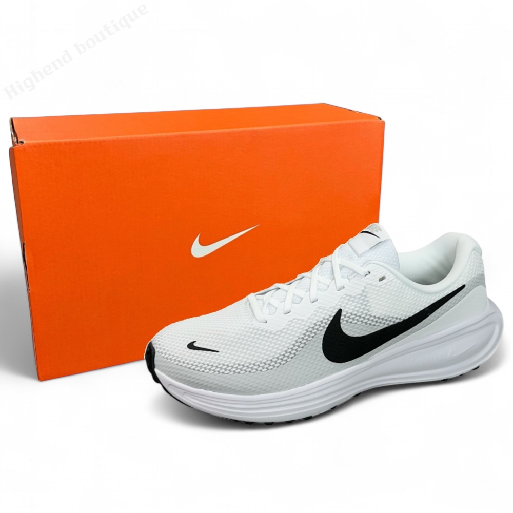 나이키 레볼루션 8 7 런닝화 가벼운 발볼넓은 헬스화 운동화 화이트 & 블랙 & 그레이, 265