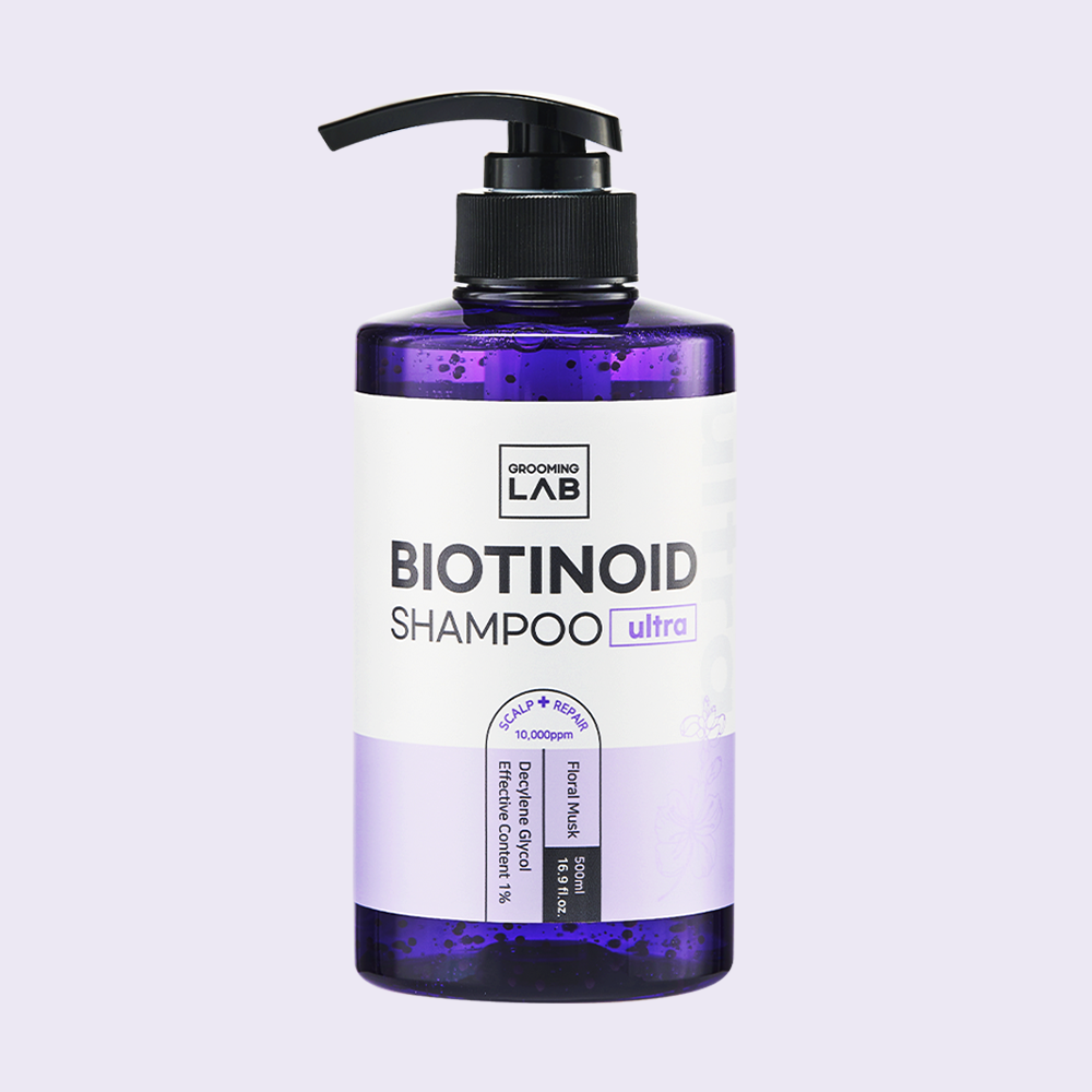 그루밍랩 비오티노이드 샴푸 울트라 500ml 두피집중케어 약산성 비듬 각질 가려움
