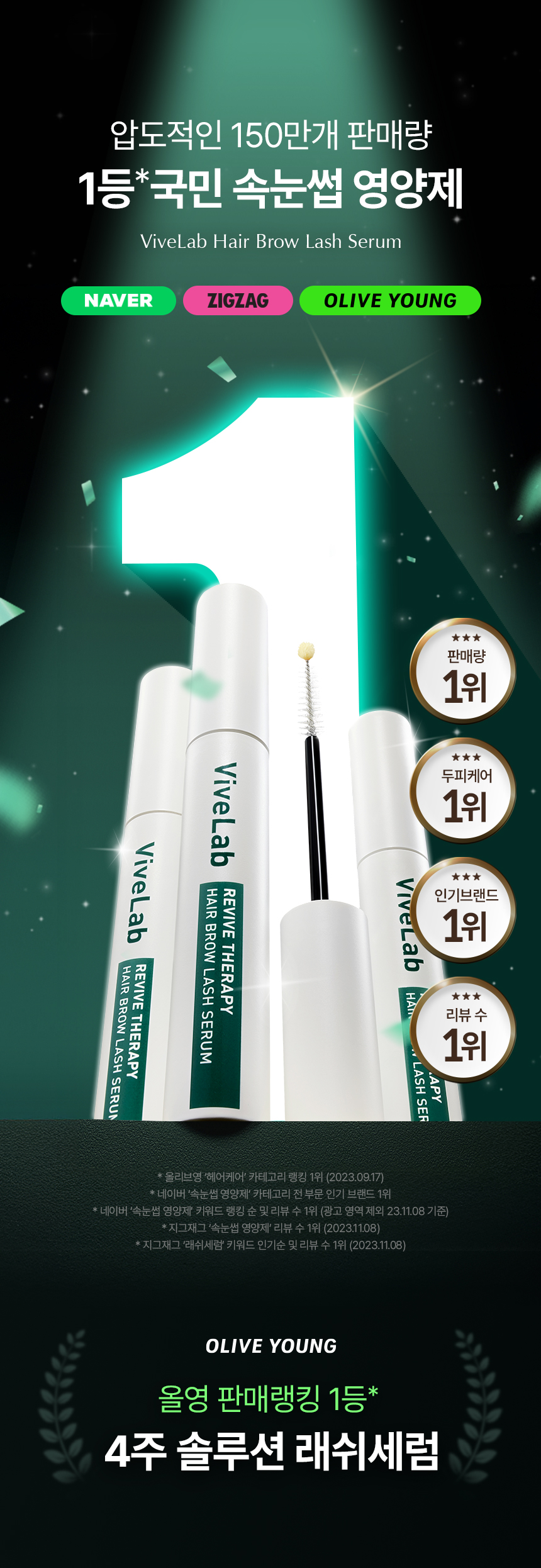 VIVELAB Revive Therapy Hair Brow Lash Serum - description 2