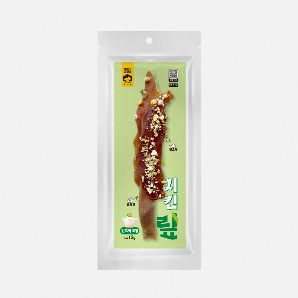 펫러닝 국내산 치킨맆 강아지육포 강아지다이어트간식 저칼로리 져키 오리지날, 15g, 1개 - 상세 이미지 3