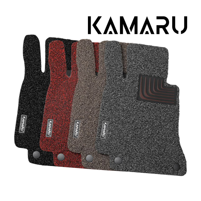 카마루 내츄럴 코일매트 자동차매트 전차종 확장형 1+2열