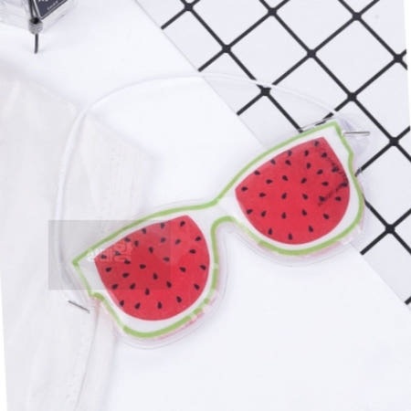 젤리수박 냉온찜질 아이스 안대 피곤한눈 숙면 얼음찜질