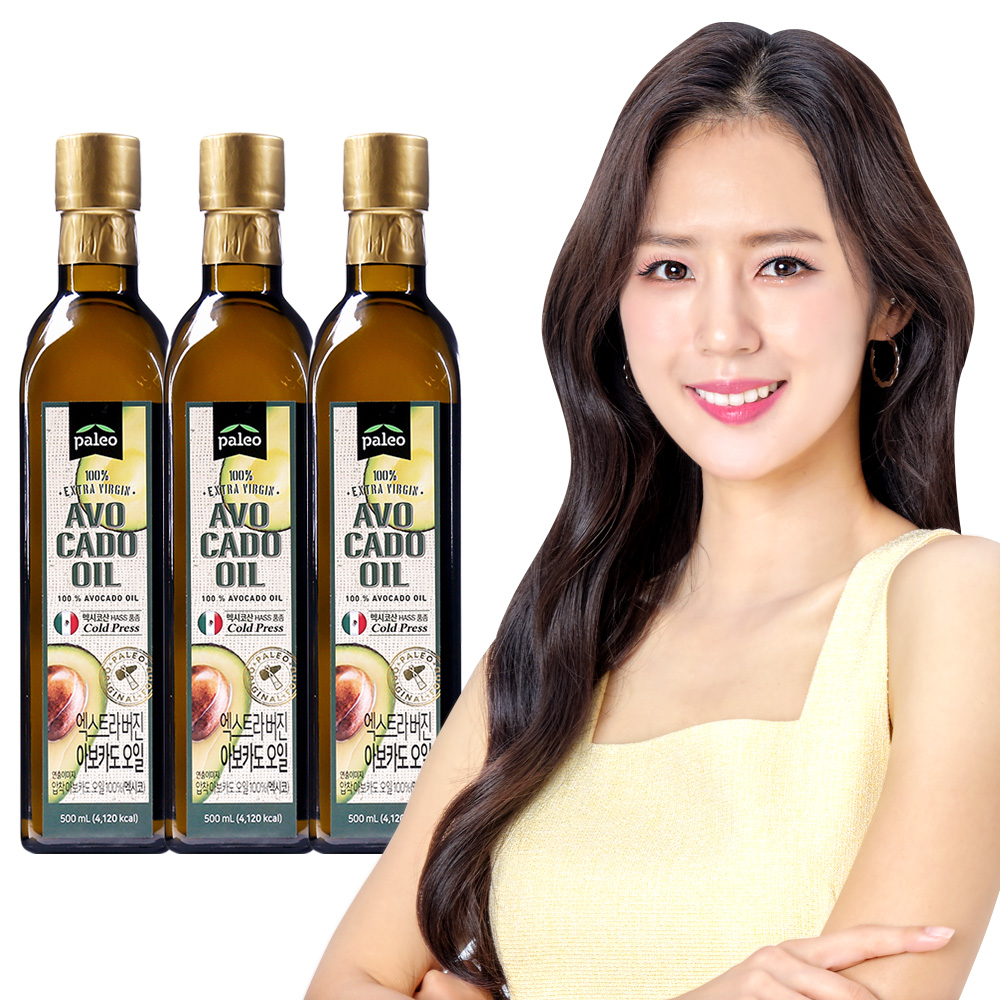 [강세일] 팔레오 엑스트라버진 아보카도오일 500ml, 3개 - 상품 이미지
