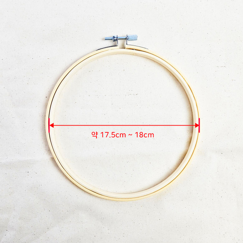 대나무 원형 자수틀 수틀(13cm~18cm) 이미지 7